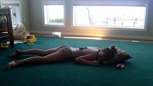 Sister's friend passed out on floor