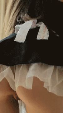 Your maid forgot her panties today