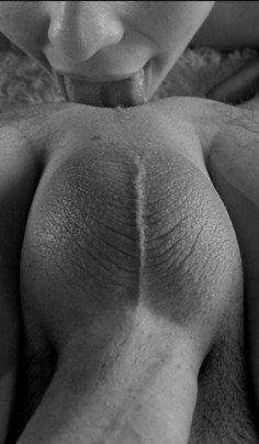 Licking ass and balls