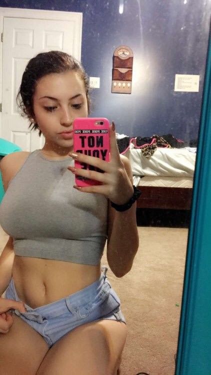 Sexy bitch on her knees