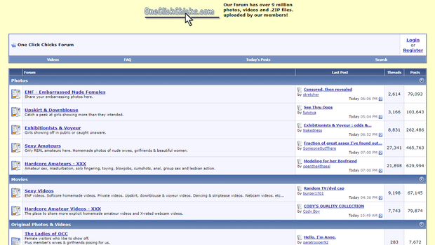 OneClickChicks Review & 13+ Best Free Porn Forums