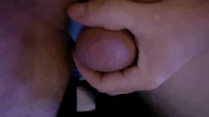 Home made GIF squeezing my balls