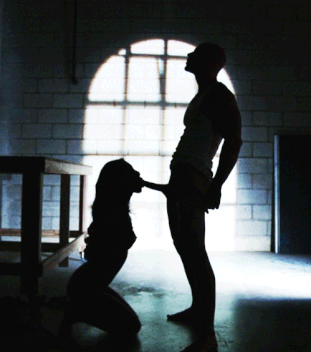 In the shadows