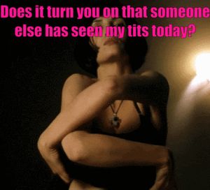 mom flashes her slut boobs to her son