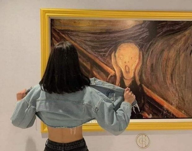 Surprised by a flash