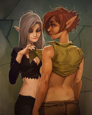 Having a pushy lesbian friend.