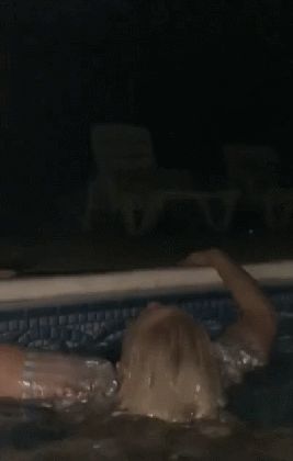 Pool time ass clap