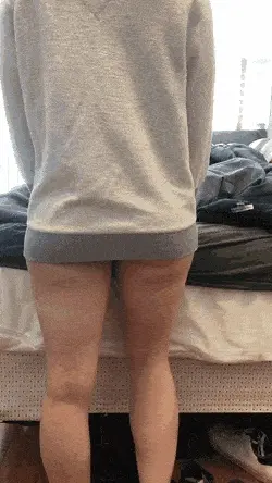 Jiggles Her Beautiful Ass And Nice Titties