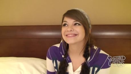 Watch these BIG TEEN TITS jiggle as she fucks an 8 inch dick