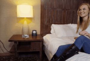 She can't wait any more