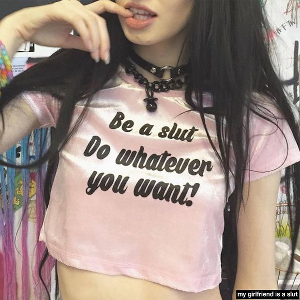 I love being a slut!