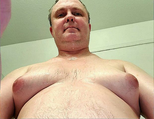 Big puffy moobs