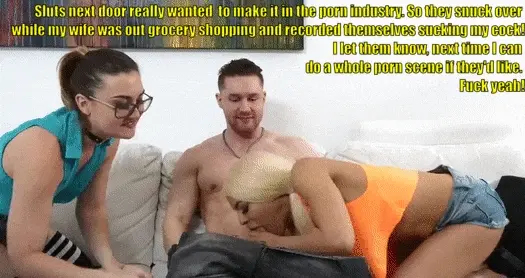 Husband Helps Hot Neighbors Become Porn Stars