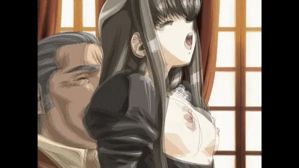 Old man cum in maid