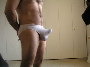 underwear dick bulge