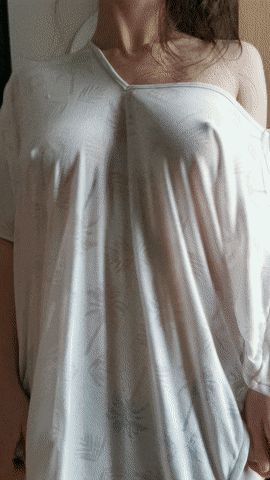 Titty Dropping In Green Thong Panties