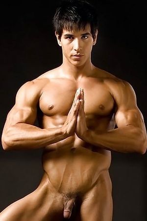 Yoga male nude