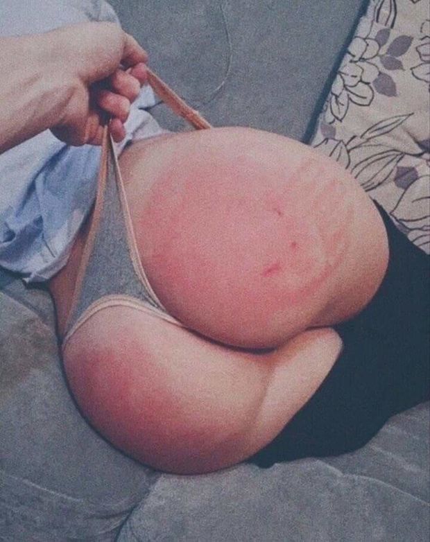 Great ass spanked