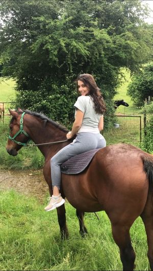 Sexy MILF with a fat ass looking back while she rides