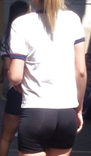 Latina Teen in College Uniform Busted