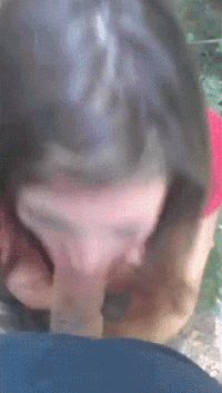 Lalalabanana making handjob and taking cum in mouth