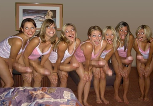 The entire sorority was possessed & transformed into futanari by demons!