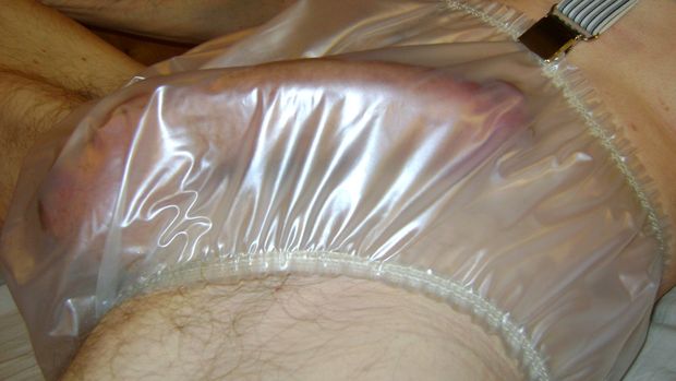 REARZ Frosty Vinyl Panty lust-tent with suspenders