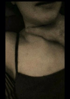 I love when he has his hand on my throat