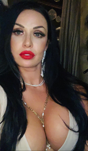 That necklace looks like it is being choked