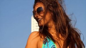 tanned goddess in bikini