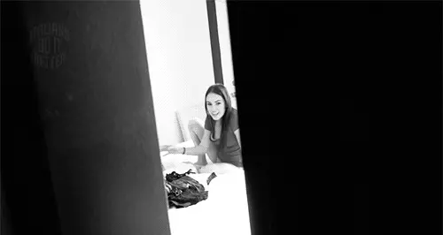 Caught in the act