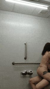 Fucking strangers in work bathroom