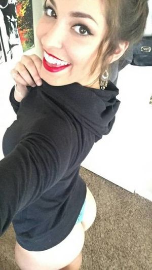 The Red Lip Lip Stick is a Nice touch for such An Amazing Ass