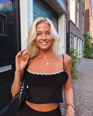 In her summer clothes