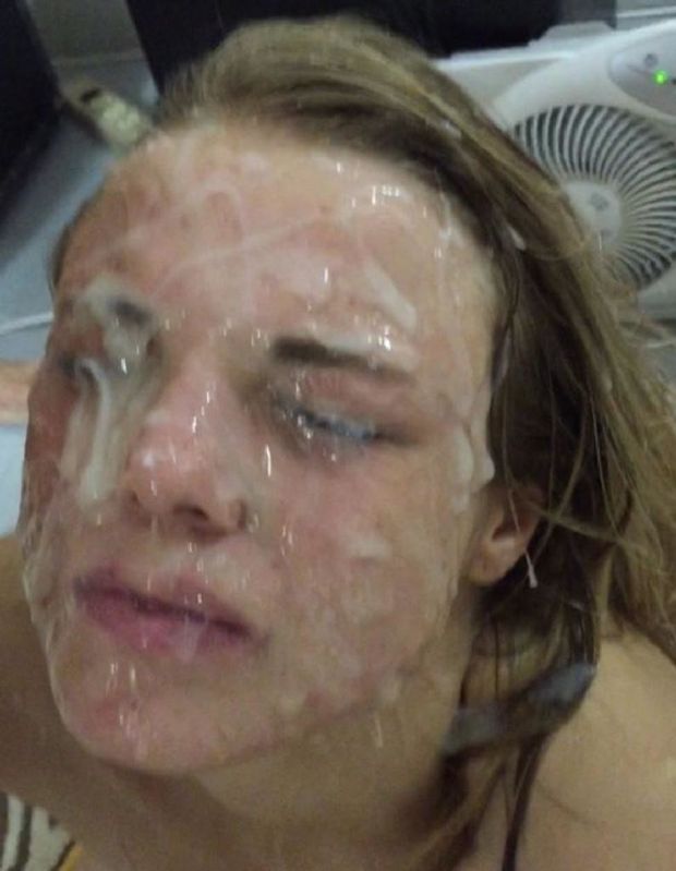 Sexy Cum Facial