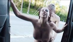 Gianna Michaels public van sex