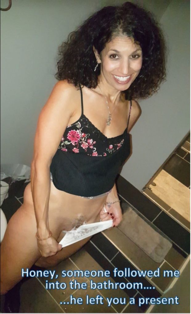 Hotwife Lisa gets a followed into the bathroom at a party