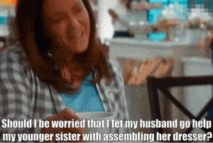 While Wife Hangs With Her Friends, Husband Hangs The Sister-In-Law And Fucks Her