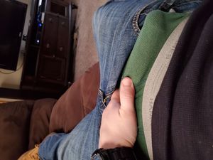 Love playing with my bulge!