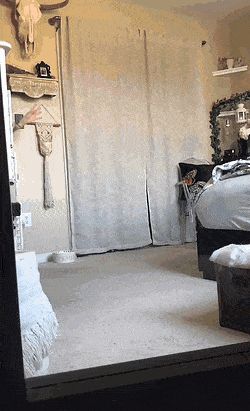 Green Haired Beauty Showing Off On Webcam