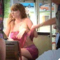 Public boobs on bus