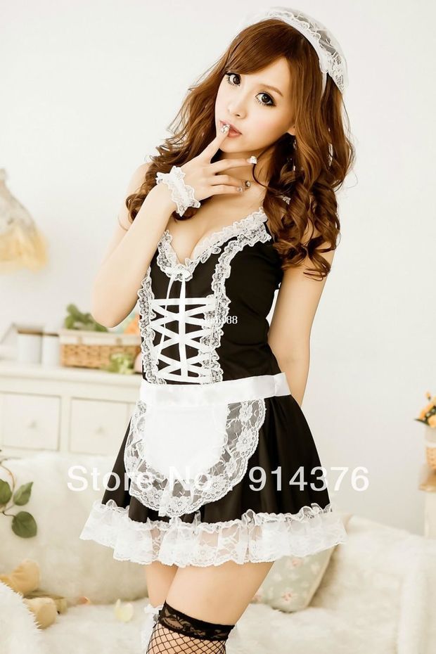 Very Cute Asian Maid