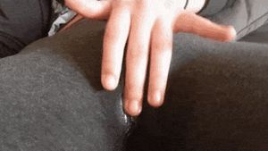 Squirting Right Through Her Yoga Pants