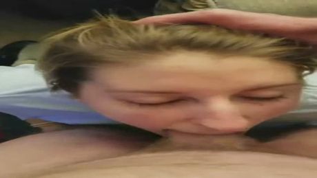 Take it all down her throat