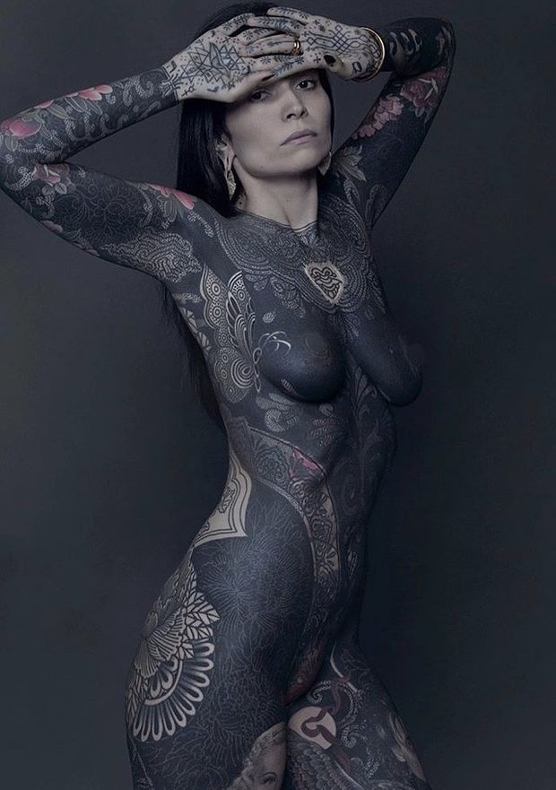Tattooed lady