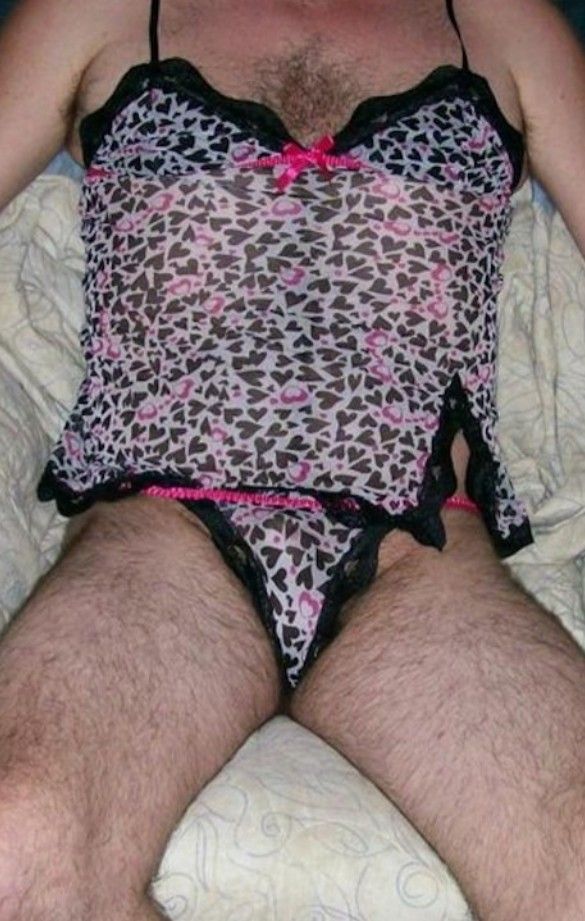 I'm showing off my new lingerie