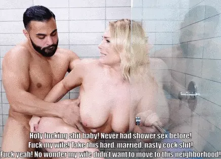 Cheating Husband Enjoys Shower With Slutty Neighbor!