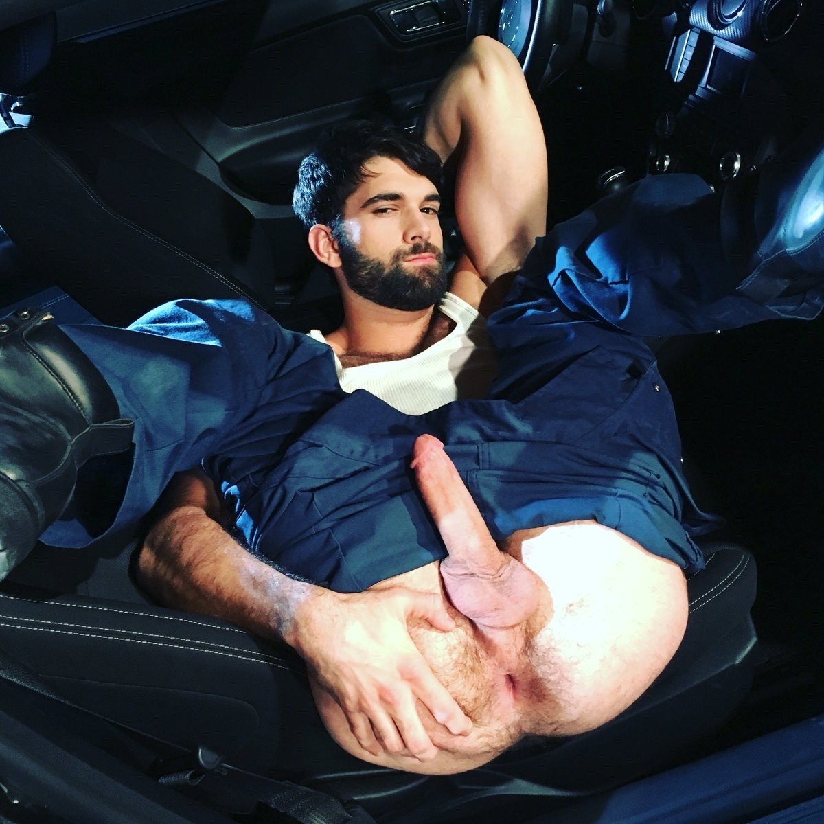 I’m not joking Dad! I want you to fuck me. Look how fucking hard I am, I want this almost as much as you do! You deserve to have a great hol