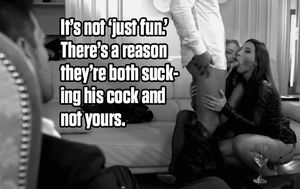 Stop telling yourself its just a fetish. You're a cuck down to your very soul, and he knew it the moment he saw you.