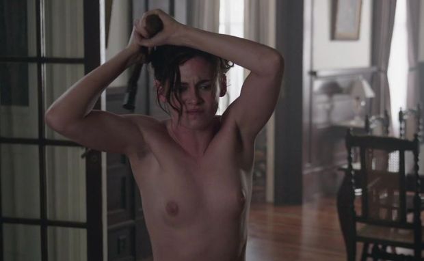 Tiny tits topless of celeb Kristen Stewart